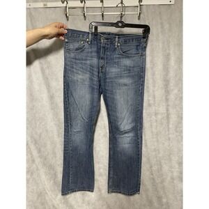 Levi's 527 Jeans Men 36 X32‎ Blue Denim Stone Wash Preppy Western Bootcut Cowboy
